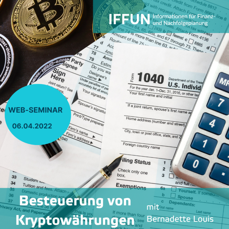 Rückblick zum Web-Seminar “Besteuerung von Kryptowährungen”